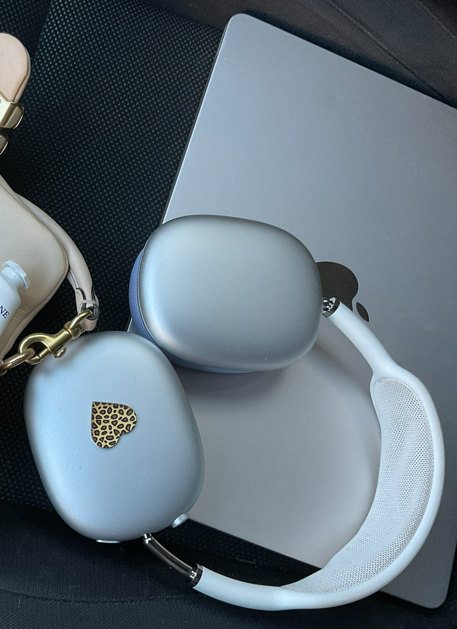 Stikked styled on headphones